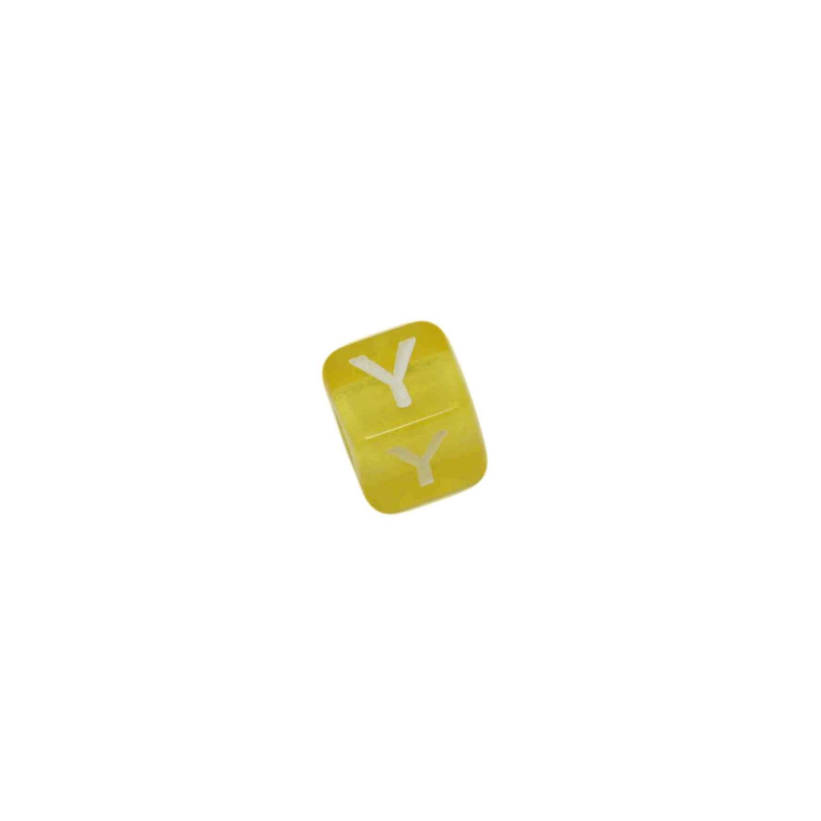 Gele letterkraal Y