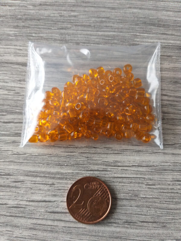 Oranje mix rocailles - 10 gr 2