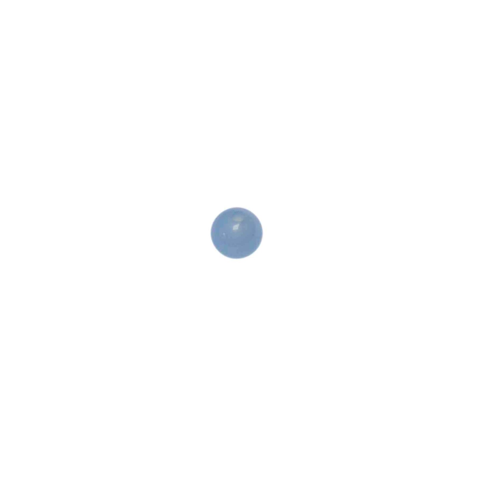Blauwe ronde glaskraal