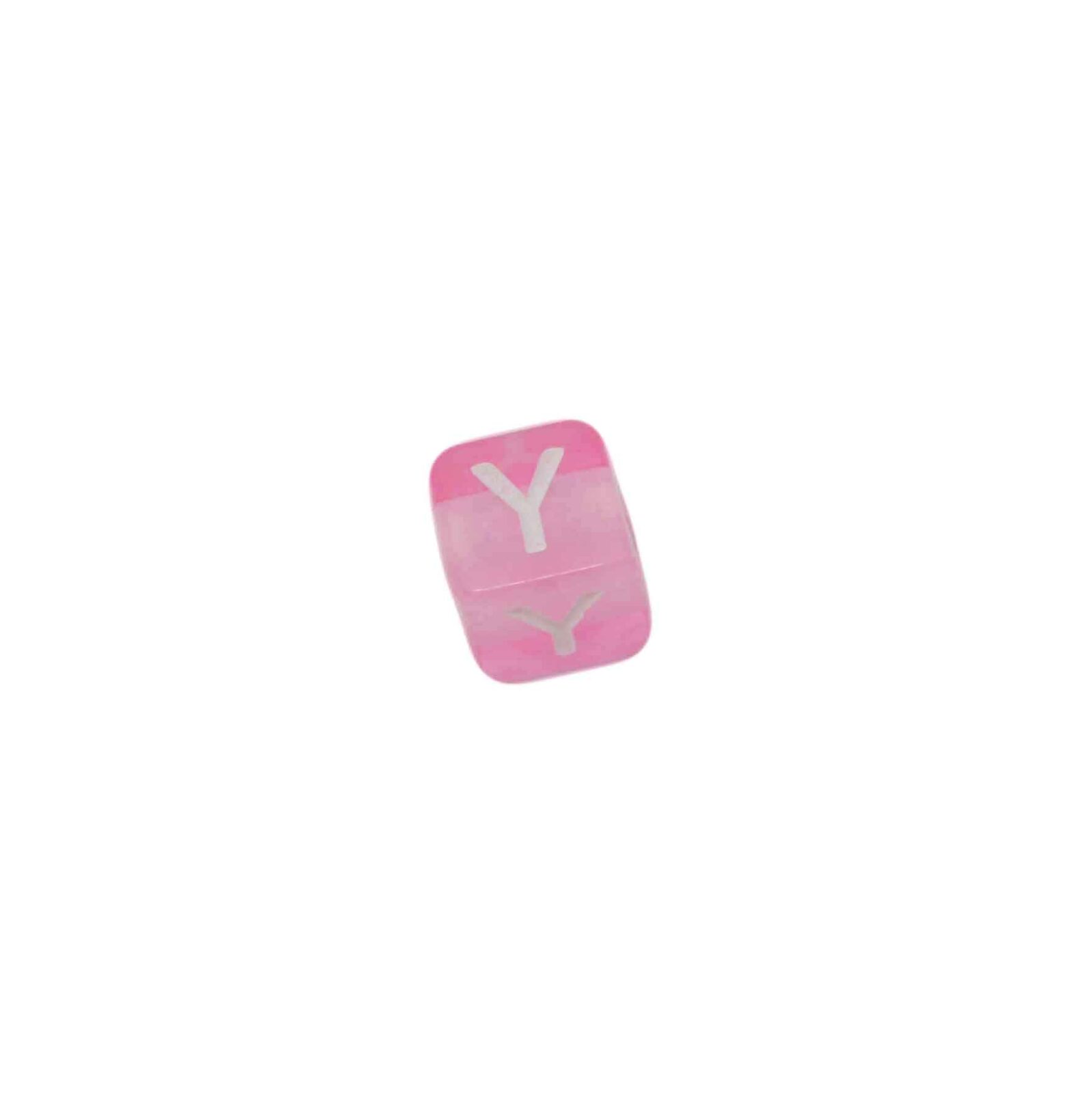 Roze letterkraal Y