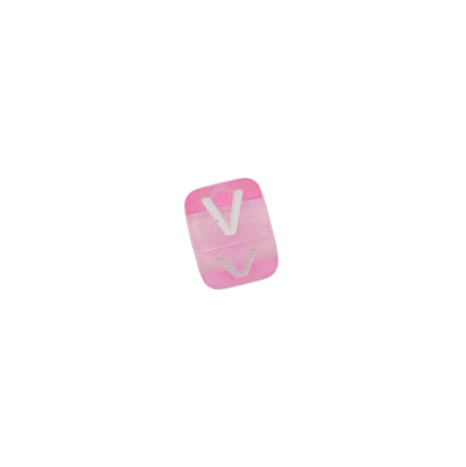 Roze letterkraal V