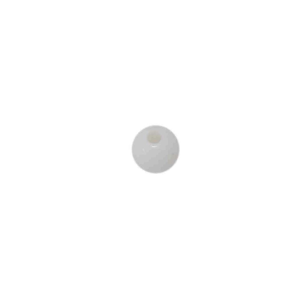 Witte ronde acryl kraal