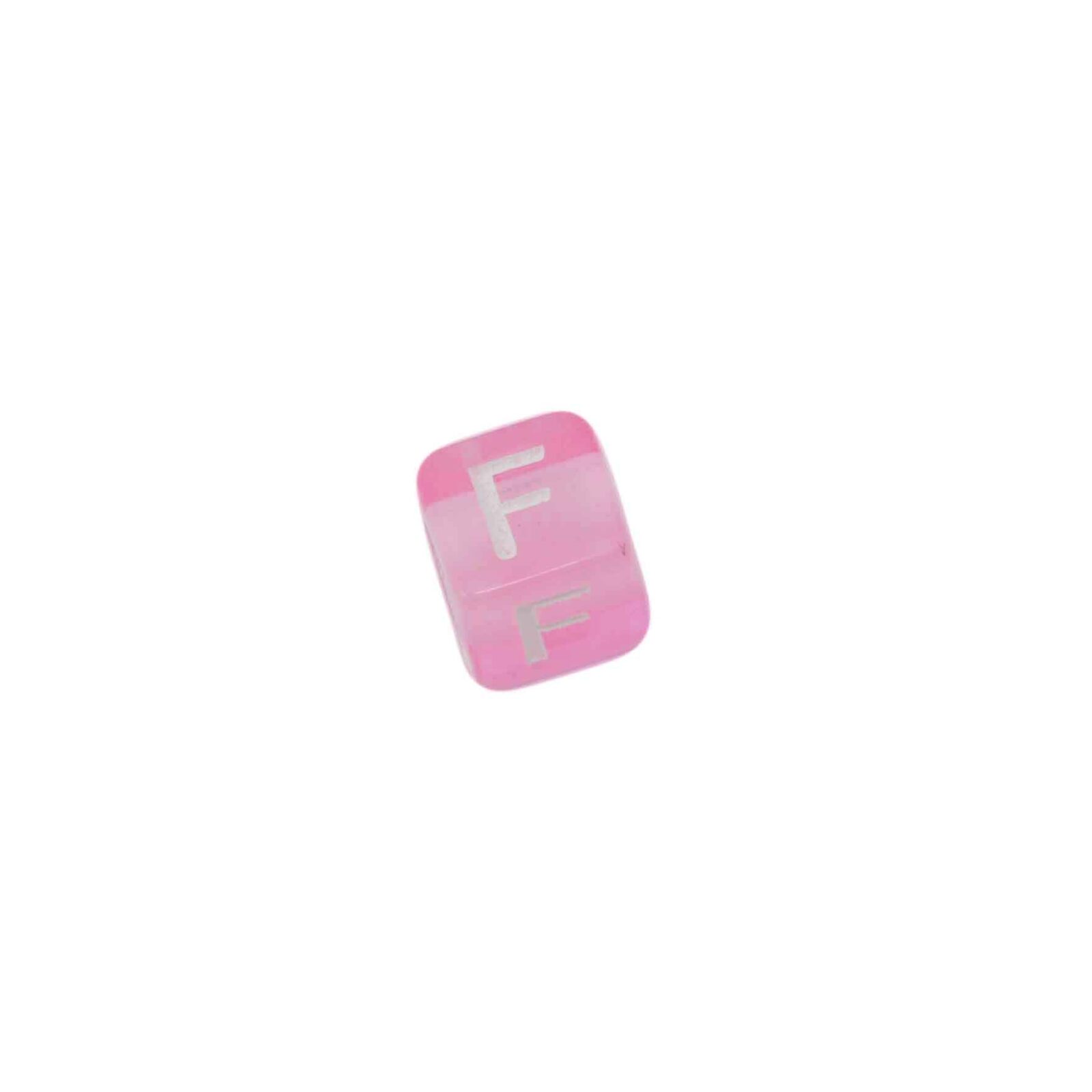 Roze letterkraal F