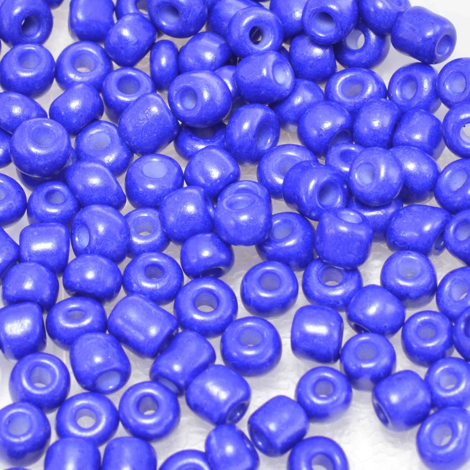 Donkerblauwe mix rocailles - 10 gram