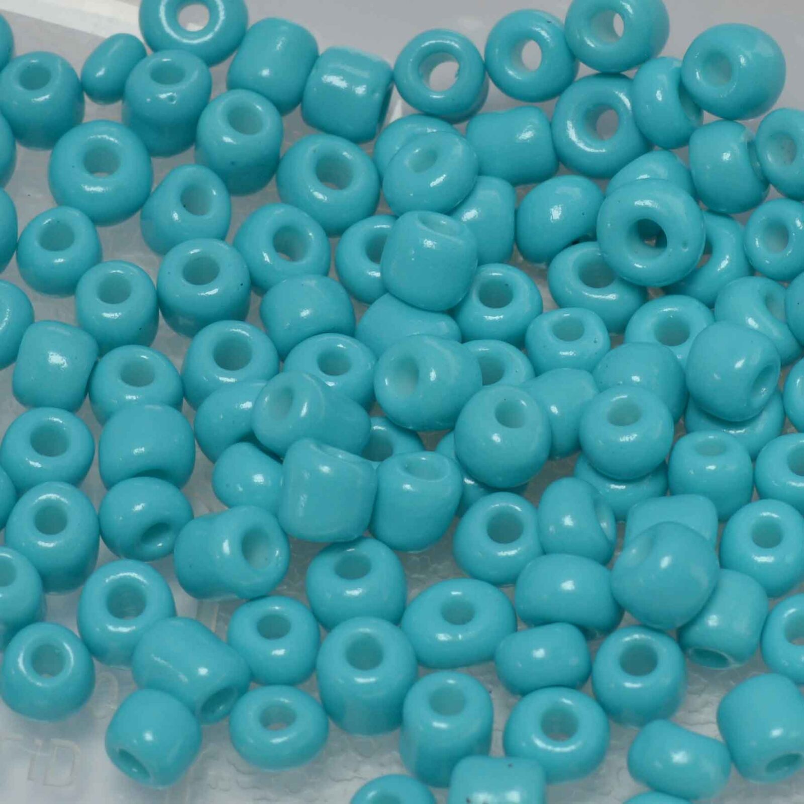 Turquoise mix rocailles - 10 gram