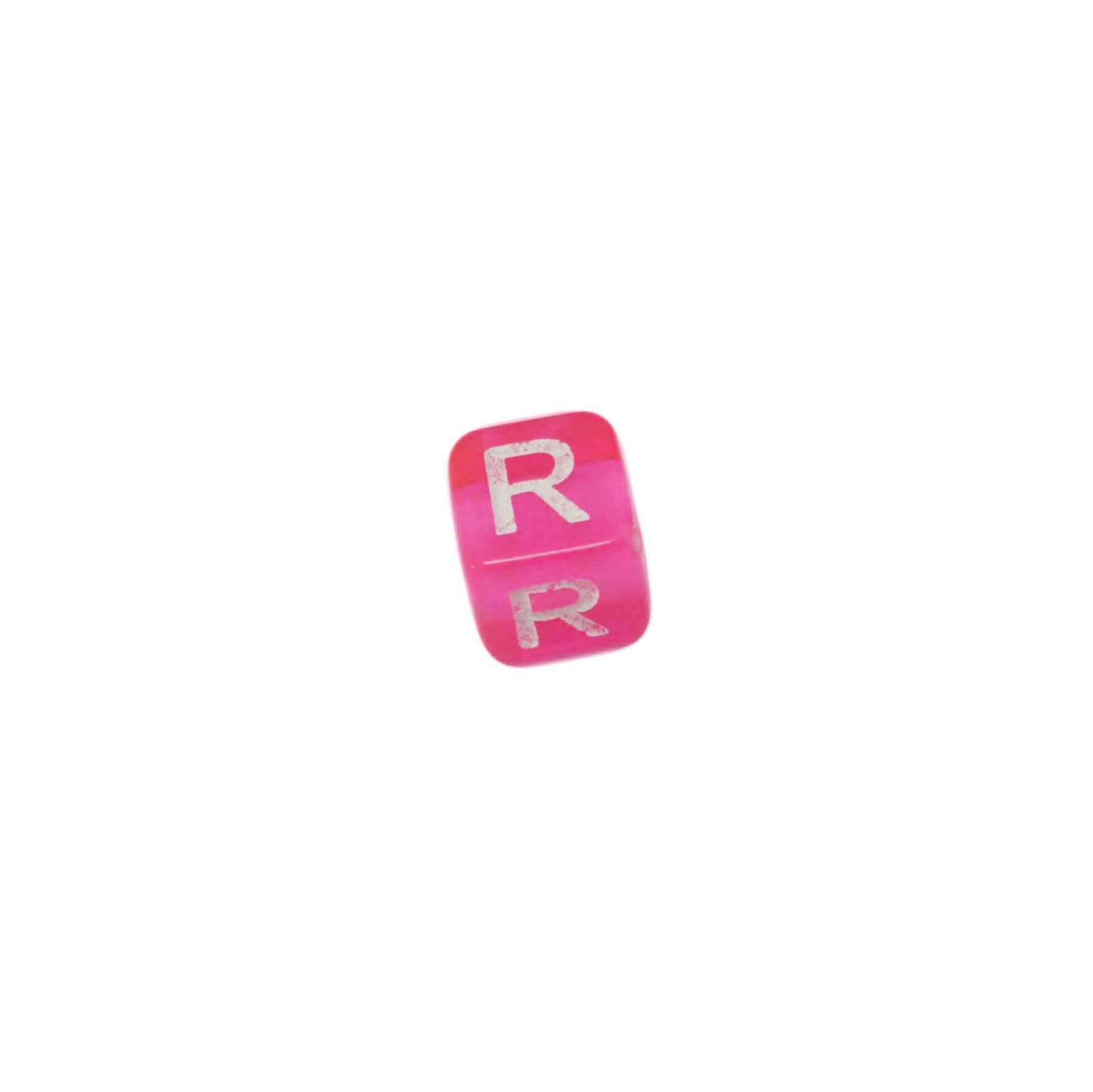 Rood roze letterkraal R