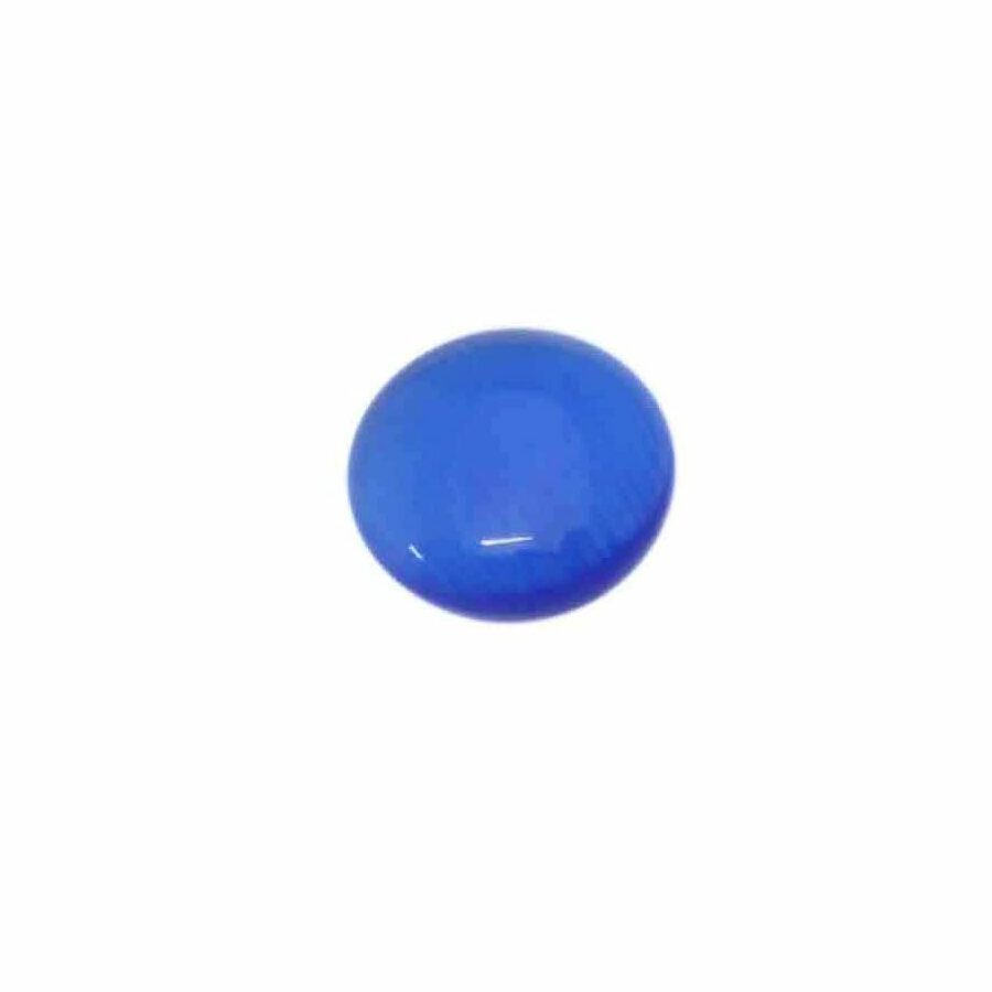 Donkerblauwe ronde cabochon