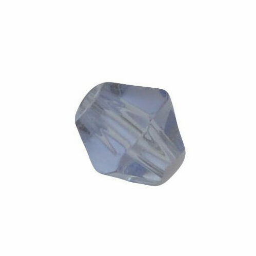 Blauwe bicone glaskraal (4 mm)