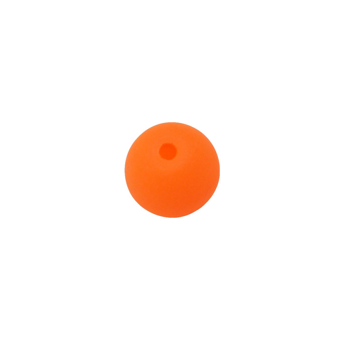 Oranje (neon) ronde glaskraal