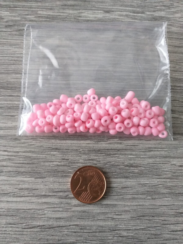 Roze mix rocailles - 10 gr 2