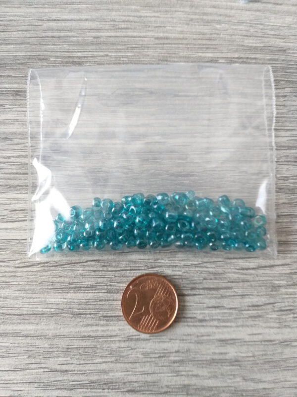 Turquoise mix rocailles - 10 gr 2