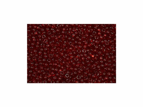 Preciosa rocailles 11/0 rood doorzichtig (glas) - 10 gr