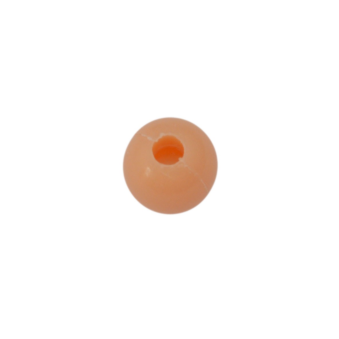 Oranje ronde acryl kraal