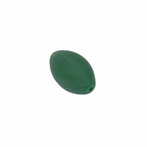 Groene ovale matte acryl kraal