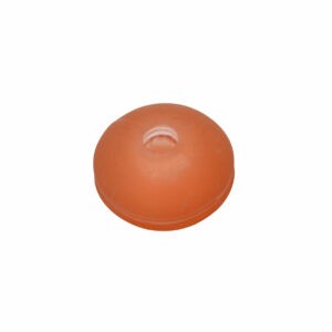 Oranje ronde matte acryl kraal