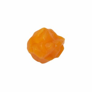 Oranje acryl kraal in de vorm van een druif