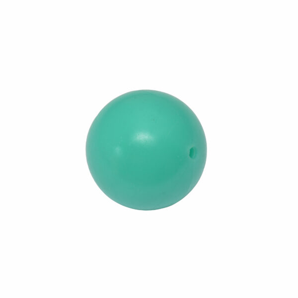 Groene/turquoise ronde acryl kraal