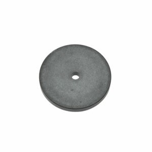 Zwarte ronde cirkelvormige kunststof kraal (22 mm)
