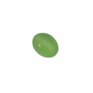 Groene ovale kunststof kraal