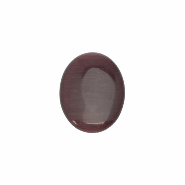 Paarse ovale kattenoog cabochon