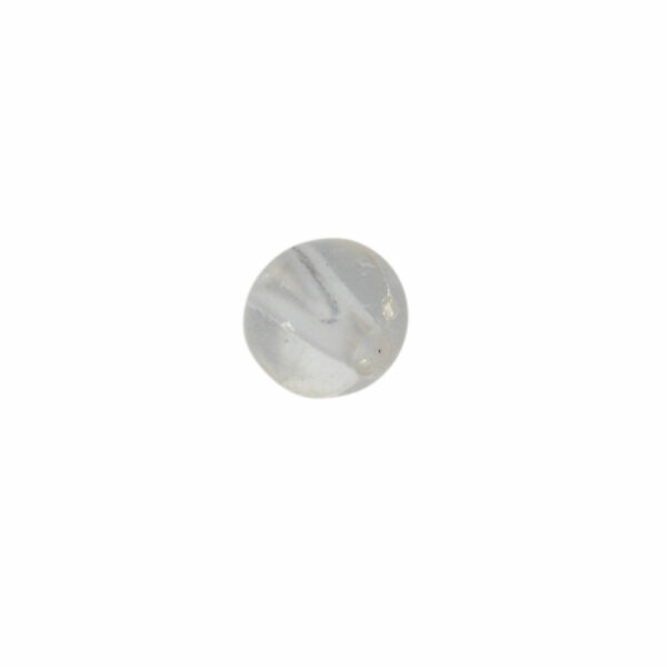 Kristal kleurige ronde kunststof kraal (6 mm)