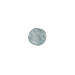 Kristal kleurige/blauwe ronde facet kunststof kraal