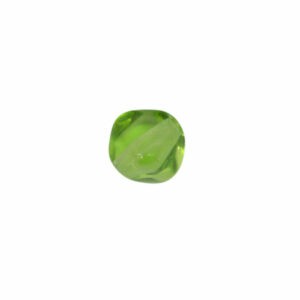 Groene bicone glaskraal