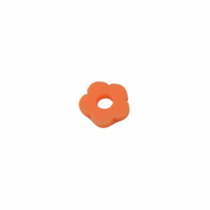 Oranje katsuki kraal in de vorm van een bloem