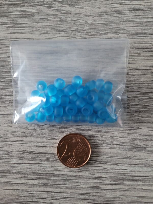 Blauwe rocailles 2/0 6 mm (glas) - 10 gr 2