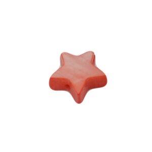 Rode schelp kraal in de vorm van een ster