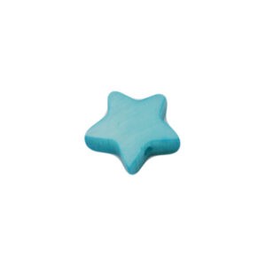 Blauwe schelp kraal in de vorm van een ster