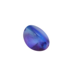 Paarse/blauwe pinch bead - glaskraal