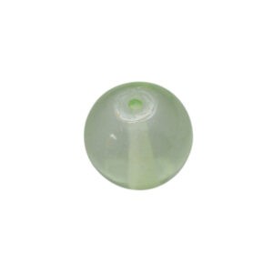 Groene ronde glaskraal (11 mm)