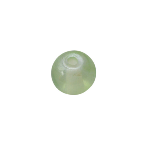Groene ronde glaskraal (8 mm)