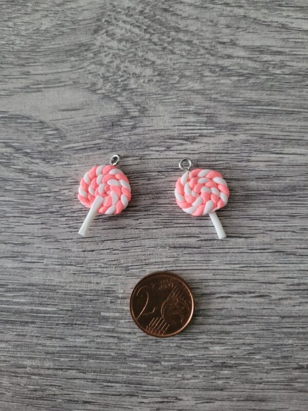 Witte/roze lolly bedel 2