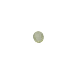 Witte/groene ronde glaskraal