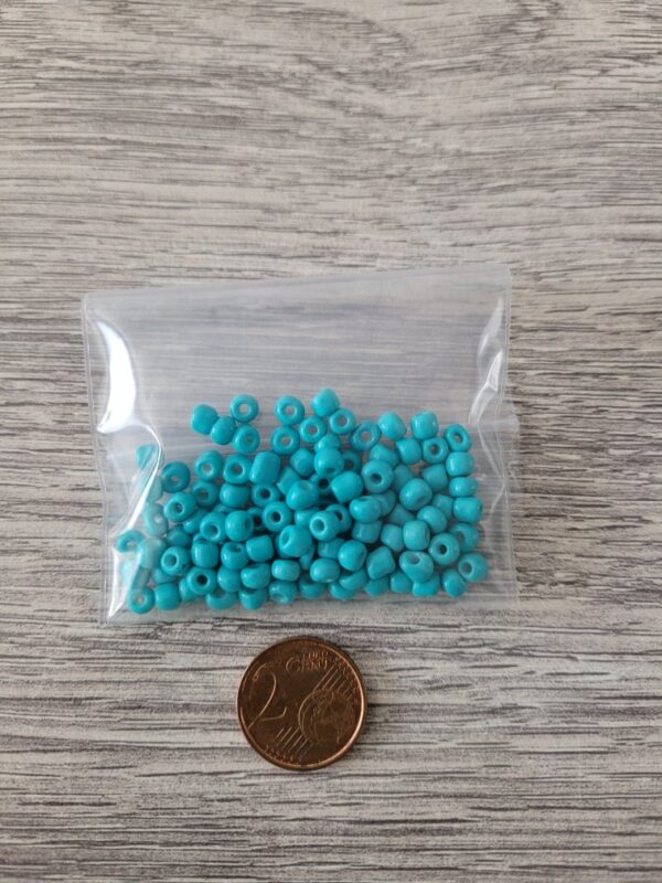 Turquoise mix rocailles - 10 gr