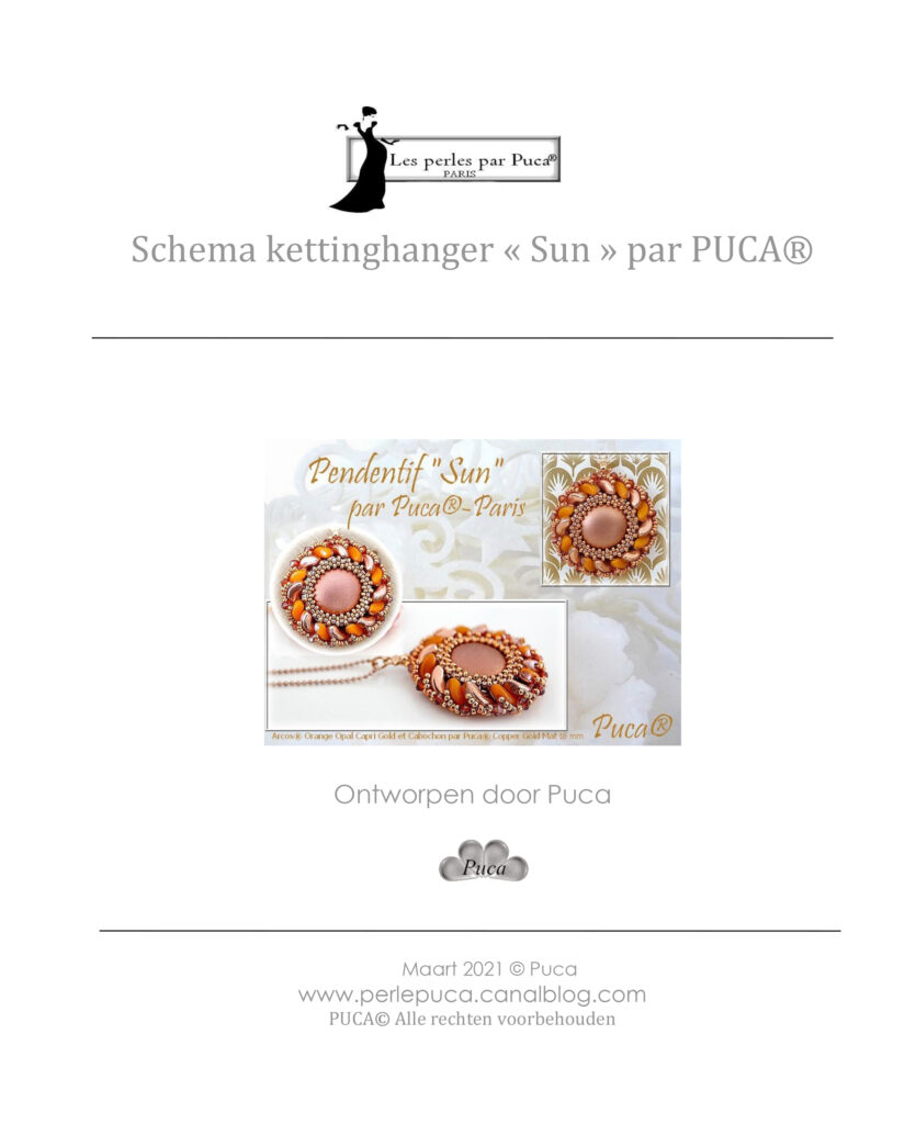 Kettinghanger "Sun" par puca ® - Paris