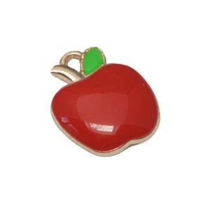 Goudkleurige/rode/groene bedel - appel