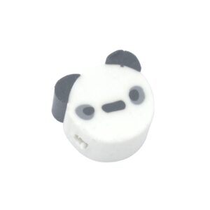Witte/zwarte polymeer kraal – panda
