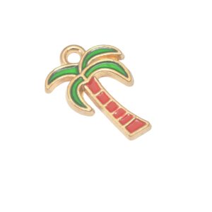 Goudkleurige/groene/rode bedel – palmboom