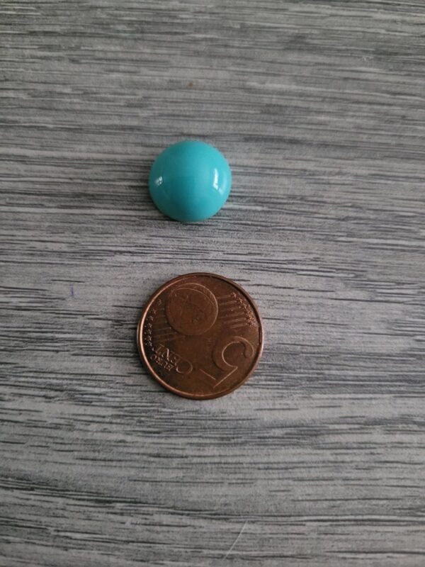 Turquoise dome bead