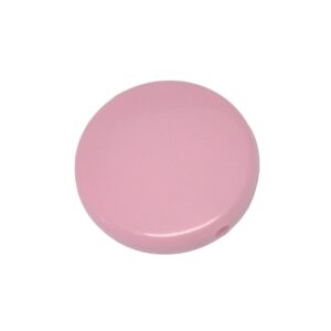 Roze ronde acryl kraal