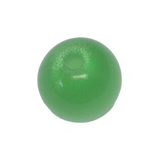 Groene kattenoog ronde glaskraal