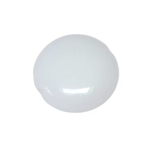 Witte ronde (platte) acryl kraal
