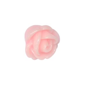 Roze acryl kraal - roos