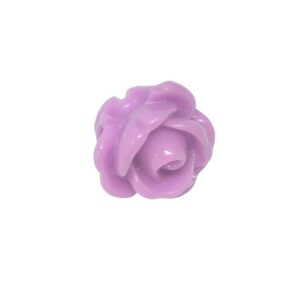 Paarse acryl kraal - roos