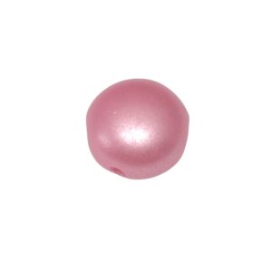 Roze ronde glaskraal
