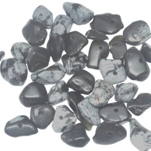 chips stone obsidian zwart