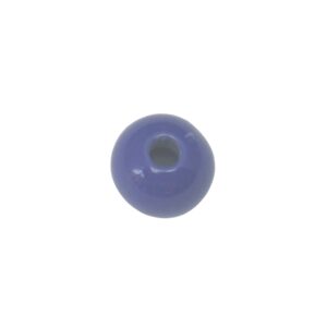 Blauwe ronde acryl kraal